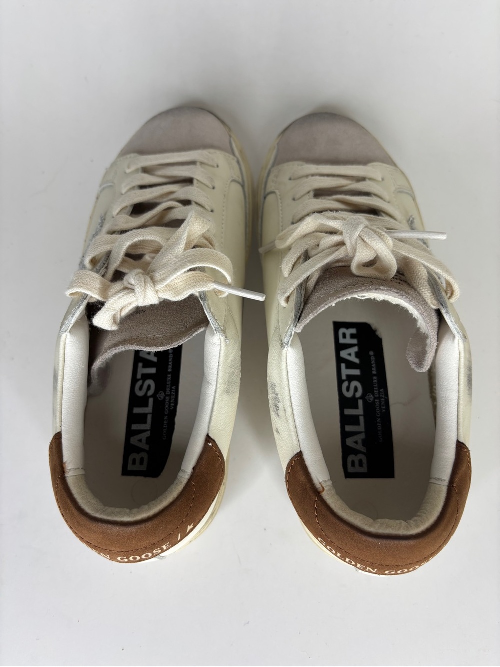 Golden goose ballstar shoes lace up skateboarding sneakers women size 36 US 5 - Picture 6 of 16